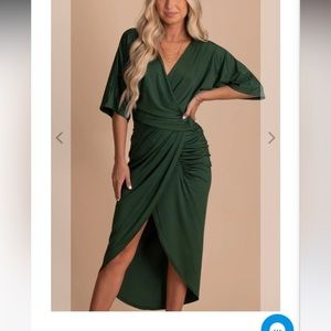 Bella Ella now or never faux wrap dress
